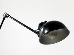 Christian Dell Bauhaus Industrial Table Clamp Wall Lamp, Koranda Austria, 1930s