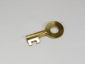 Llave Modern Key grande de latón de Carl Auböck, sacacorchos y abrebotellas, Austria, años 50