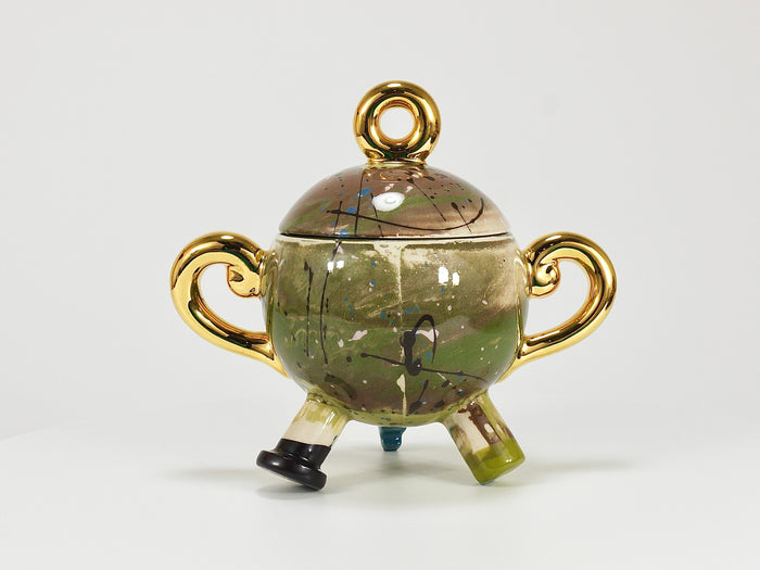 Juraj Mahalik Sculptural Postmodern Pop-Art Tea Service by Art4, Slovakia, 1990s