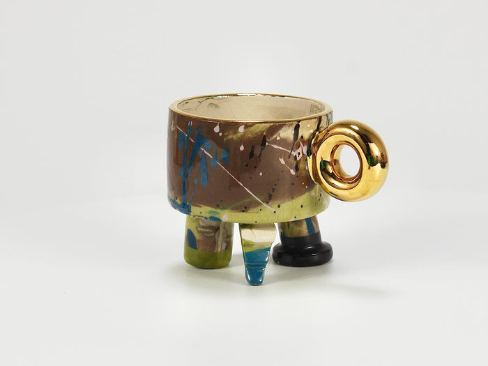 Juraj Mahalik Sculptural Postmodern Pop-Art Tea Service by Art4, Slovakia, 1990s