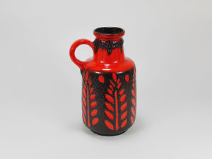 Grand vase de sol en céramique Fat Lava par Scheurich, Western Germany, années 1970