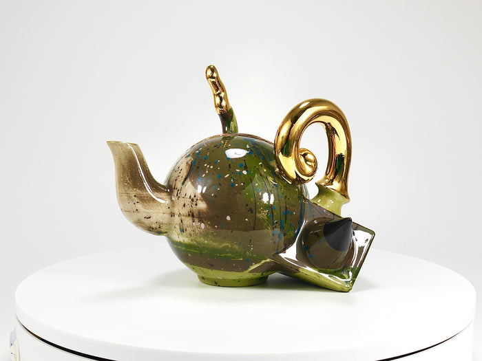 Juraj Mahalik Sculptural Postmodern Pop-Art Tea Service by Art4, Slovakia, 1990s