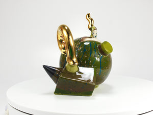 Service à thé sculptural postmoderne pop-art par Juraj Mahalik pour Art4, Slovaquie, années 1990
