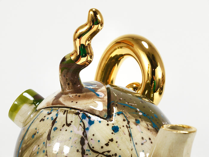 Juraj Mahalik Sculptural Postmodern Pop-Art Tea Service by Art4, Slovakia, 1990s