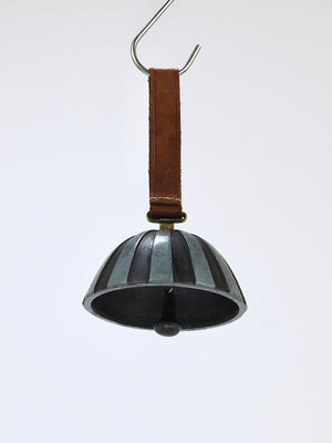 Carl Aubock Vintage Zebra Tischglocke #3604, Briefbeschwerer, Wien, 1950er-Jahre
