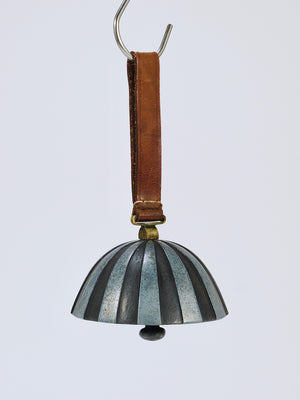 Carl Aubock Vintage Zebra Tischglocke #3604, Briefbeschwerer, Wien, 1950er-Jahre