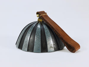 Carl Aubock Vintage Zebra Tischglocke #3604, Briefbeschwerer, Wien, 1950er-Jahre