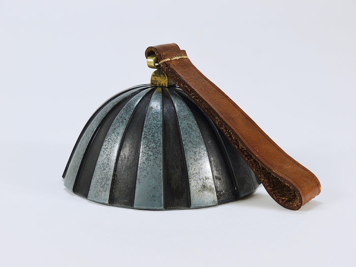 Carl Aubock Vintage Zebra Dinner Bell #3604, Paperweight, Vienna, 1950s