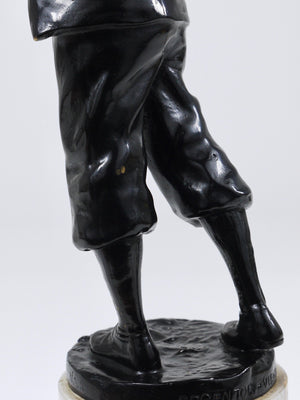 1920s Golf Player Harry Vardon Bronze Statue, Richard Thuss, Argentor Vienna