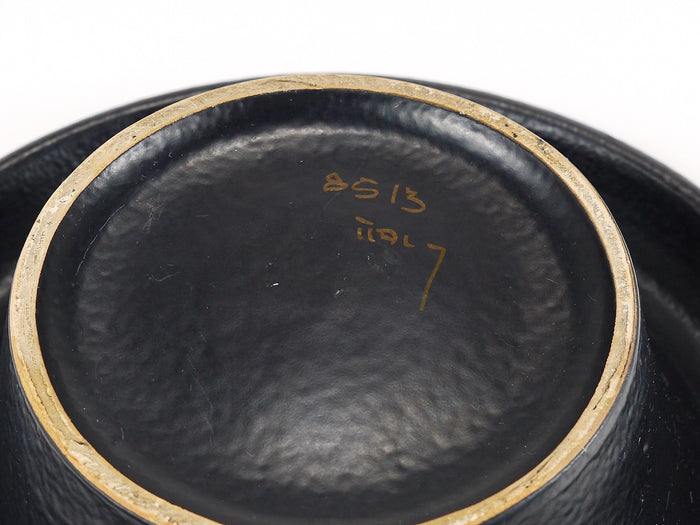 Aldo Londi Bitossi Striped Mid-Century Ceramic Centerpiece Bowl, Italy, 1960s