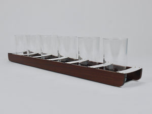 Porte-verres Carl Auböck, bois, Autriche, années 1960