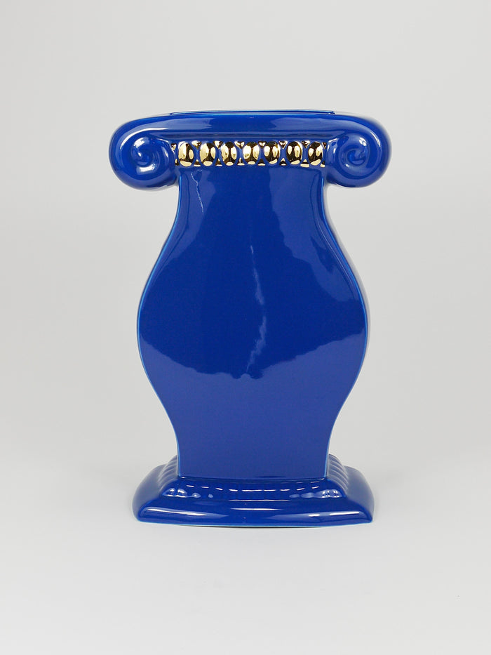 Heide Warlamis Postmodern Memphis Design Large Vase, Vienna Collection, 1980s