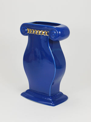 Heide Warlamis Postmodern Memphis Design Large Vase, Vienna Collection, 1980s