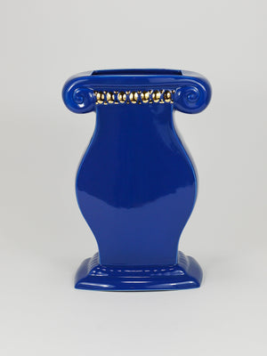 Heide Warlamis Postmodern Memphis Design Large Vase, Vienna Collection, 1980s