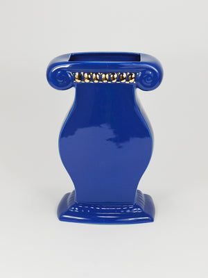 Heide Warlamis Postmodern Memphis Design Large Vase, Vienna Collection, 1980s