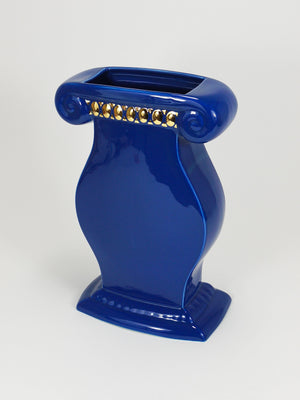 Heide Warlamis Postmodern Memphis Design Large Vase, Vienna Collection, 1980s