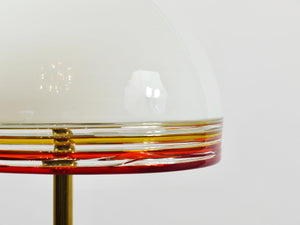Lampadaire Febo de Roberto Pamio en marbre, laiton et verre de Murano par Leucos Italy