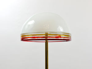 Lampadaire Febo de Roberto Pamio en marbre, laiton et verre de Murano par Leucos Italy