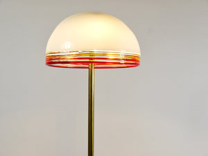 Lampadaire Febo de Roberto Pamio en marbre, laiton et verre de Murano par Leucos Italy