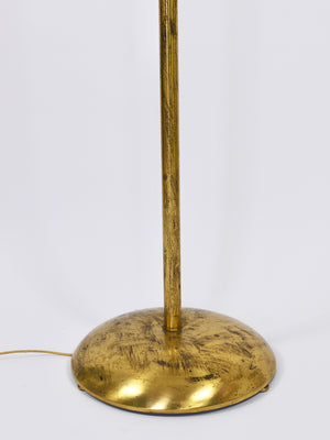 Bakalowits Wien Stehlampe aus massivem Messing mit Griff aus Glas, Österreich, 1950er-Jahre