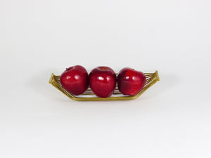 Grand panier à fruits en fil de laiton Mid-Century, style Carl Auböck, Autriche, 1950