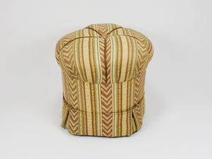 Tabouret pouf Art déco Friedrich Otto Schmidt, état d'origine, Vienne, années 1920