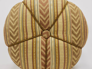 Tabouret pouf Art déco Friedrich Otto Schmidt, état d'origine, Vienne, années 1920