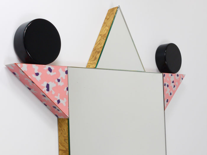 Ettore Sottsass Memphis Milano Diva Vintage Wall Mirror, Italy, 1984
