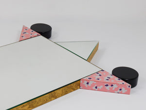 Ettore Sottsass Memphis Milano Diva Vintage Wall Mirror, Italy, 1984