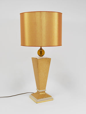 Lampe de table ou d'appoint postmoderne en porcelaine de style Memphis & Art déco, Italie, années 1980