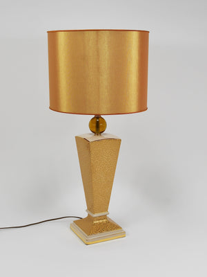 Lampe de table ou d'appoint postmoderne en porcelaine de style Memphis & Art déco, Italie, années 1980