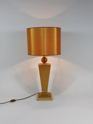 Lampe de table ou d'appoint postmoderne en porcelaine de style Memphis & Art déco, Italie, années 1980