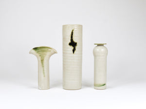 3 vasi studio in ceramica artistica di Piet Knepper per Mobach, Paesi Bassi, anni 1970