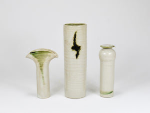 3 vasi studio in ceramica artistica di Piet Knepper per Mobach, Paesi Bassi, anni 1970