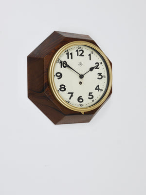 Adolf Loos Vienna Modernism Wall Clock by Junghans, Germany, 1920s