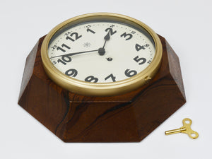Adolf Loos Vienna Modernism Wall Clock by Junghans, Germany, 1920s
