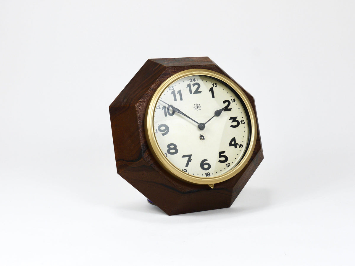 Orologio da parete Adolf Loos Vienna Modernism di Junghans, Germania, anni 1920