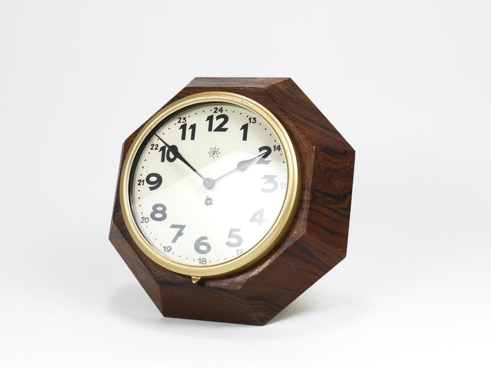 Adolf Loos Vienna Modernism Wall Clock by Junghans, Germany, 1920s