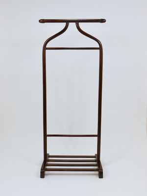 Valet de nuit / porte-habits en bois courbé Thonet Vienna, Art déco, Autriche, années 1920