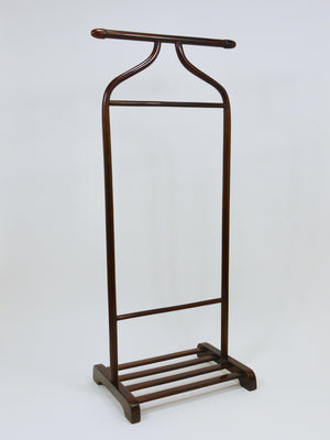 Valet de nuit / porte-habits en bois courbé Thonet Vienna, Art déco, Autriche, années 1920