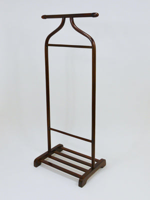 Valet de nuit / porte-habits en bois courbé Thonet Vienna, Art déco, Autriche, années 1920