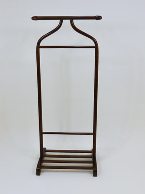 Valet de nuit / porte-habits en bois courbé Thonet Vienna, Art déco, Autriche, années 1920