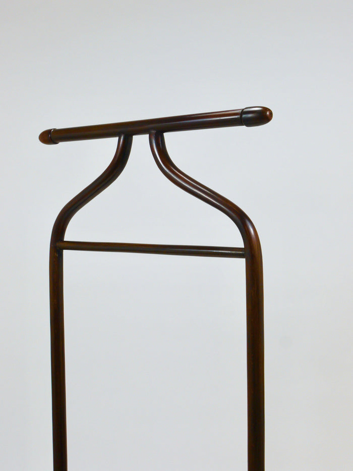 Thonet Vienna Art Deco Bentwood Clothing Valet / Dressing Stand, Austria, 1920s