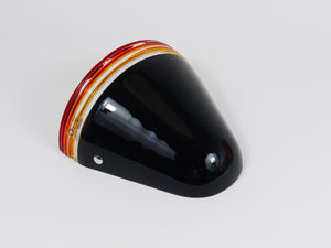 Aplique Febo de Roberto Pamio, vidrio de Murano negro, Leucos, Italia, años 80