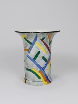 Vase en céramique Art déco Bauhaus par Eva Zeisel, SMF Schramberg, Allemagne, années 1920