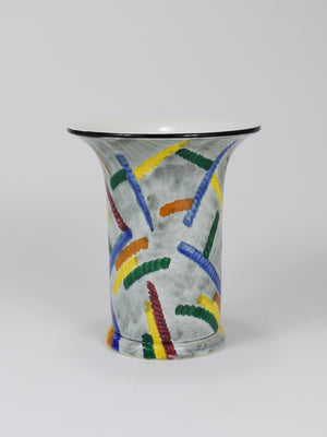 Vase en céramique Art déco Bauhaus par Eva Zeisel, SMF Schramberg, Allemagne, années 1920