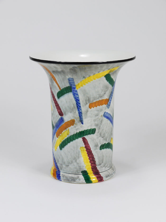 Eva Zeisel Art Deco Bauhaus Pottery Vase, SMF Schramberg, Germany 1920s