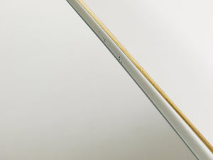Miroir mural lumineux Mid-Century avec couronne en laiton, par Ernest Igl pour Hillebrand