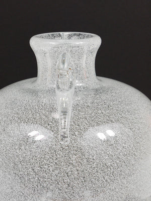 Vase à bulles Pulegoso Seguso Vetri d'Arte avec anses, Murano, Italie, années 1950
