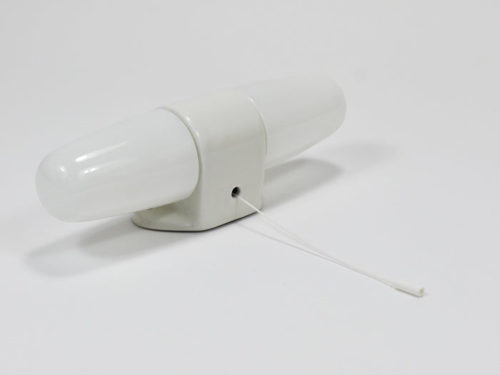 Wilhelm Wagenfeld Bauhaus White Sconce Double Wall Light, Linder Germany, 1950s